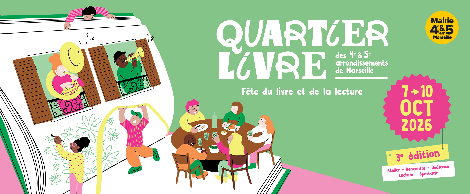 Quartier livre 2026 bannière